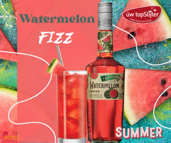 De Kuyper Watermelon - Cocktail watermelon Fizz - uw topSlijter nb